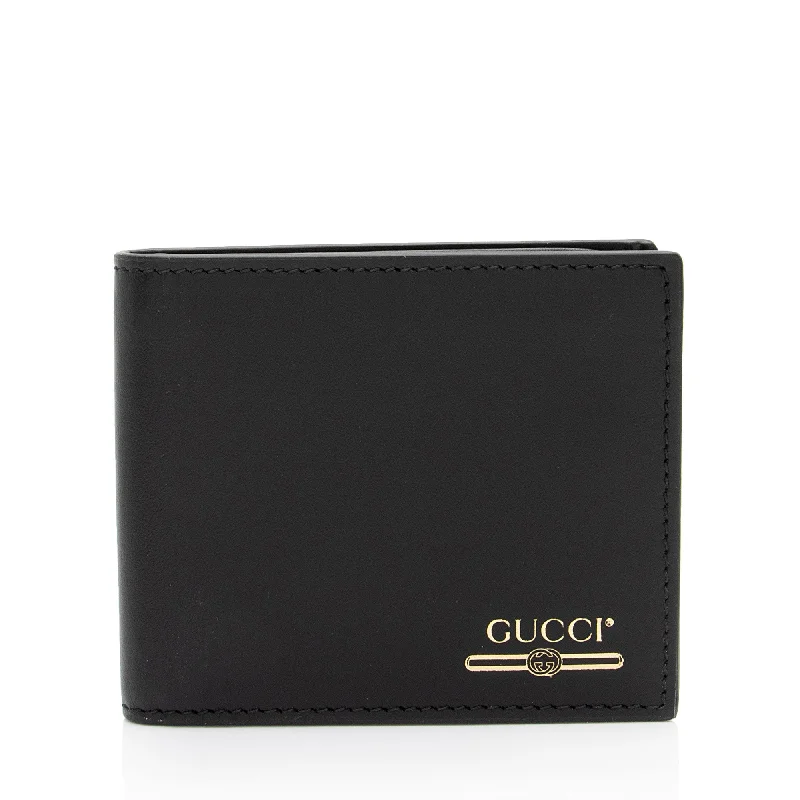 Gucci Calfskin Logo Bi-Fold Wallet (SHF-zmHcUT)