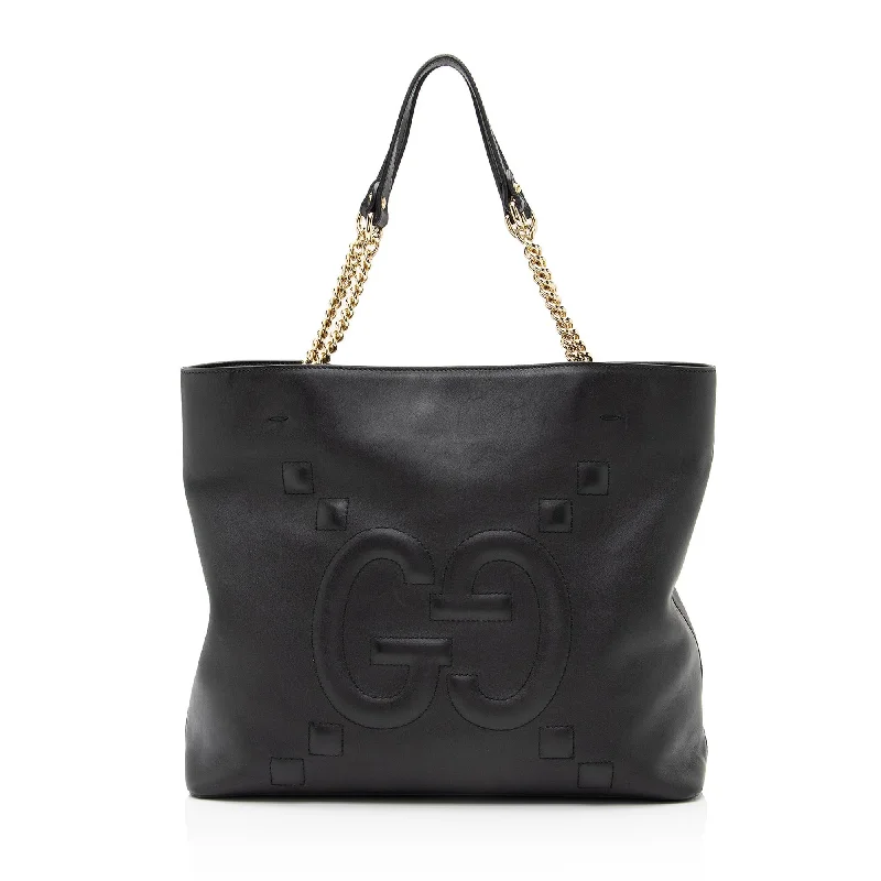 Gucci GG Embossed Calfskin Apollo Large Tote (SHF-23637)