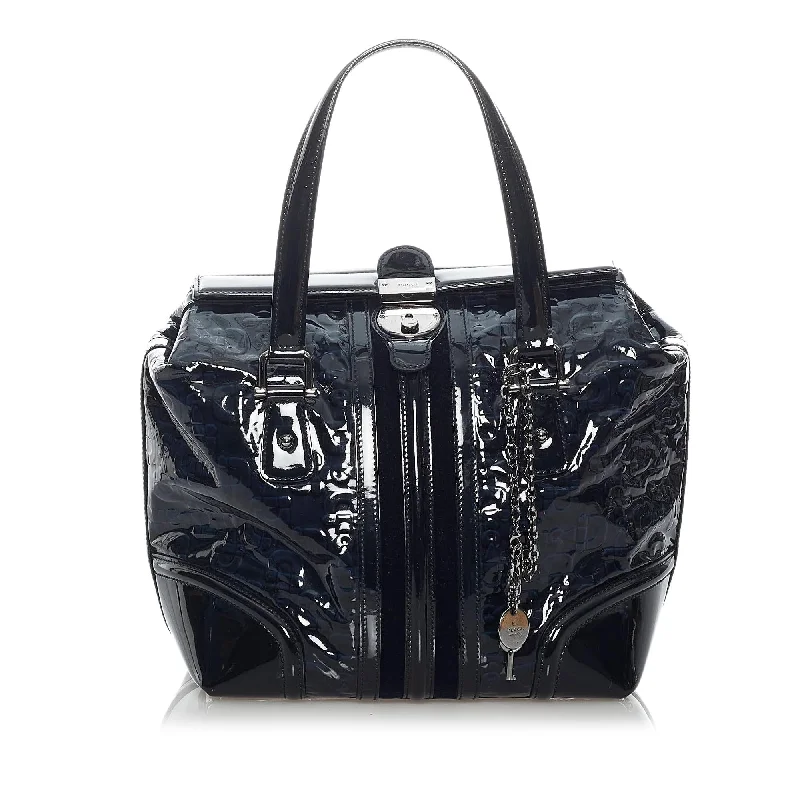 Gucci Horsebit Treasure Patent Leather Handbag (SHG-29752)