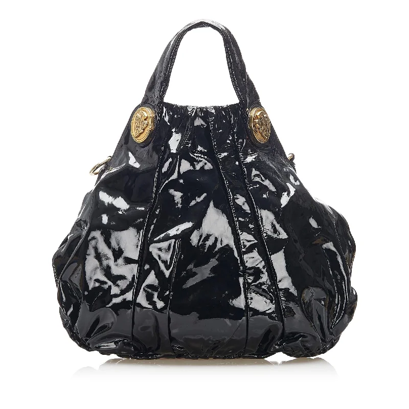 Gucci Hysteria Patent Leather Satchel (SHG-16284)