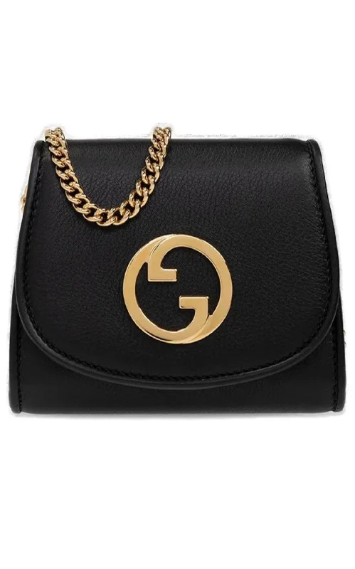 Logo Plaque Blondie Chain Wallet Bag