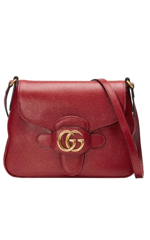 Small Messenger with Double GG Bag in Red