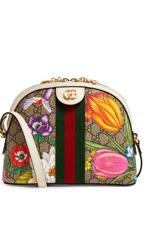 Small Ophidia Flora Shoulder Bag