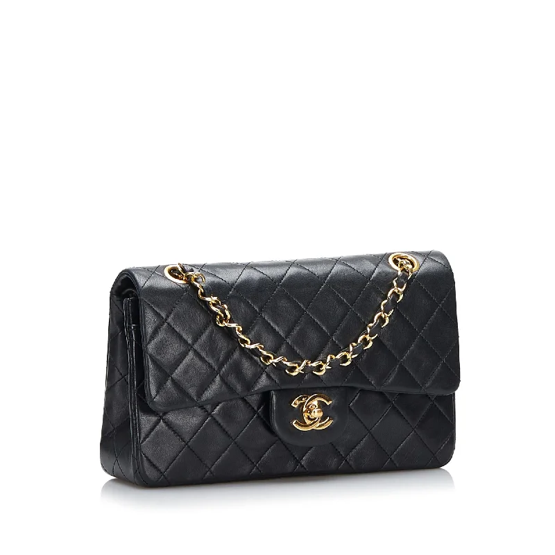 Chanel Small Classic Lambskin Leather Double Flap Bag (Z0Wpq5)