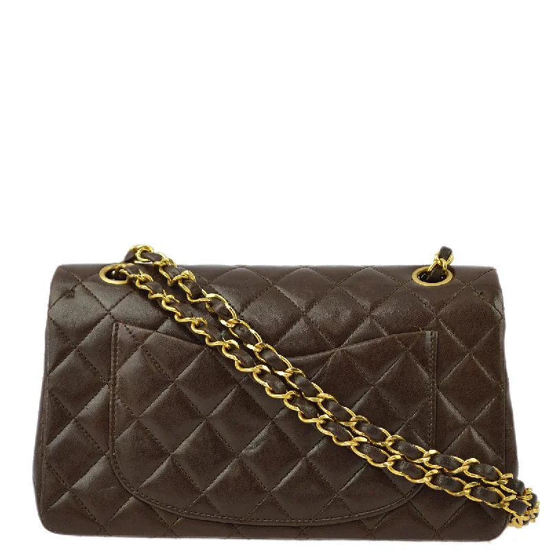 Chanel 1989-1991 Lambskin Small Classic Double Flap Bag