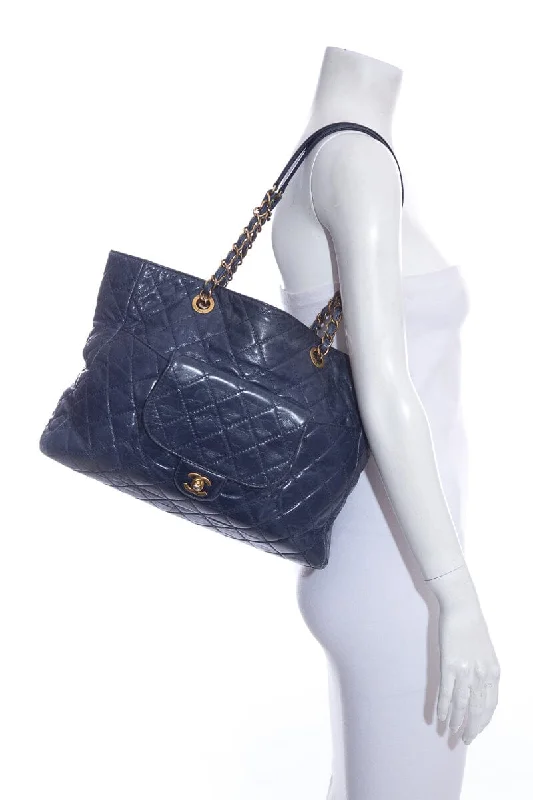 Chanel 2014/15 Navy Large Shopper Handbag