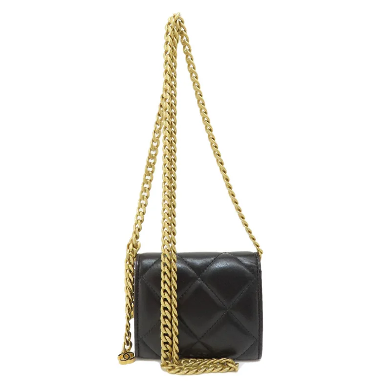 CHANEL Matelasse Cocomark Bifold Wallet [] Lambskin Women's