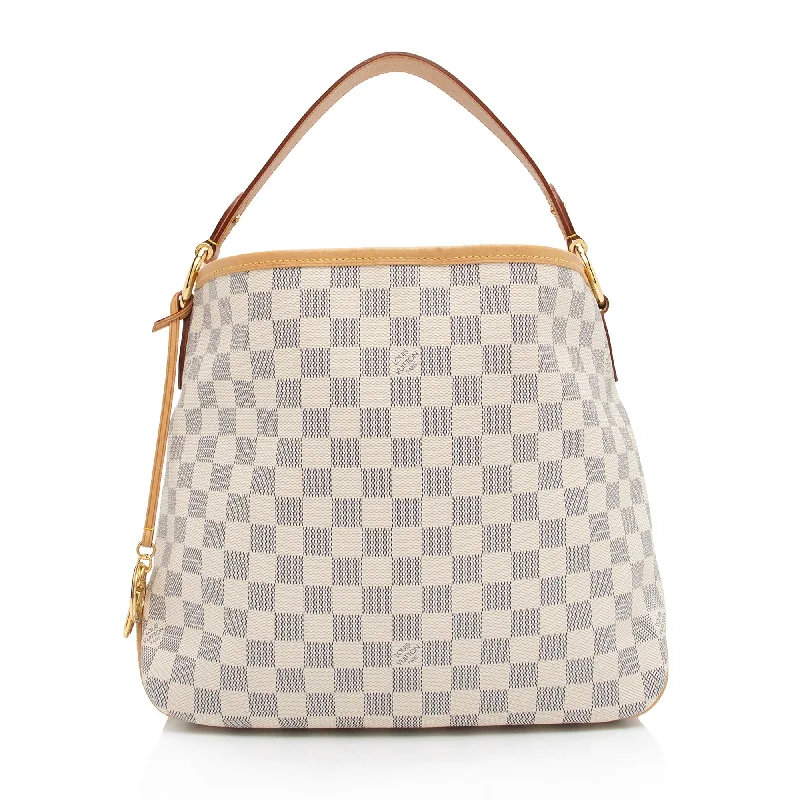 Louis Vuitton Damier Azur Delightful PM Shoulder Bag (SHF-rWZaHb)