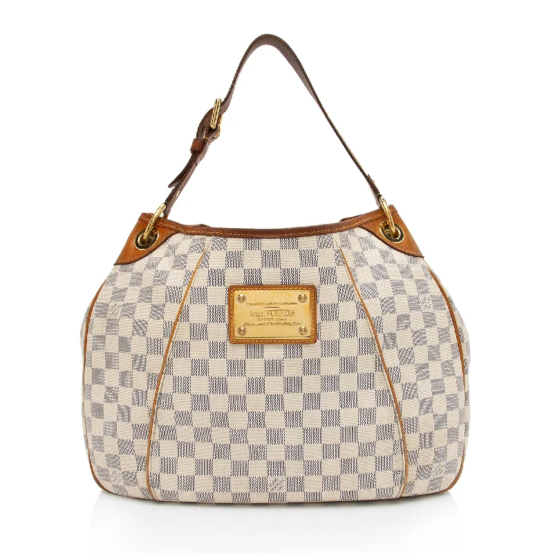 Louis Vuitton Damier Azur Galliera PM Shoulder Bag (SHF-cceuZb)