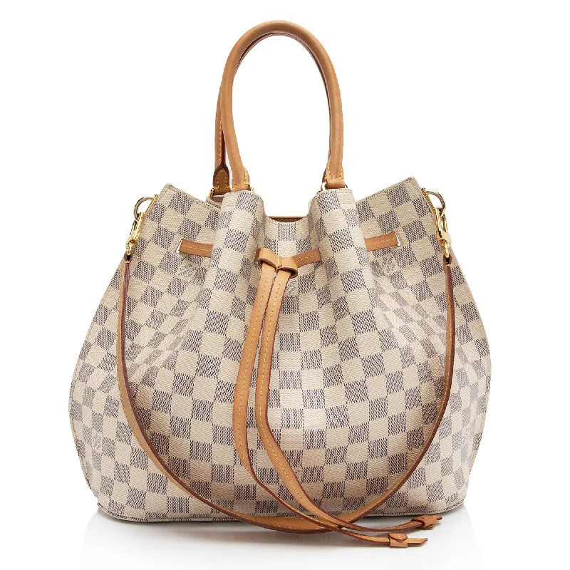 Louis Vuitton Damier Azur Girolata Tote (SHF-BJjrGC)