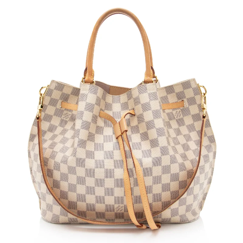 Louis Vuitton Damier Azur Girolata Tote (SHF-bN2AmU)