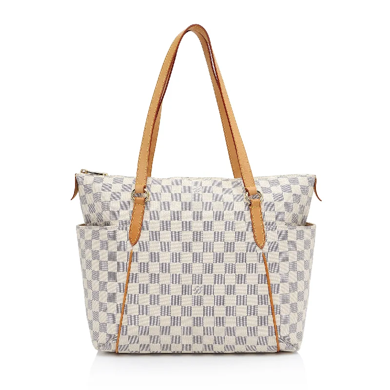 Louis Vuitton Damier Azur Totally MM Tote (SHF-ULoSV5)