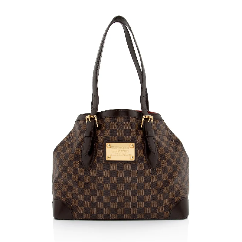 Louis Vuitton Damier Ebene Hampstead MM Tote (SHF-tcbGam)