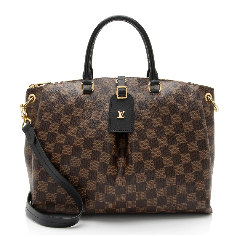 Louis Vuitton Damier Ebene Odeon MM Tote (SHF-eLE9KM)