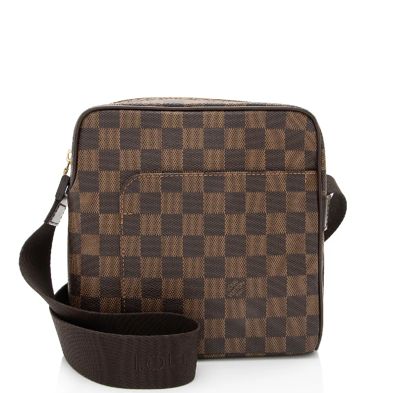 Louis Vuitton Damier Ebene Olav PM Messenger Bag (SHF-2eKN0k)