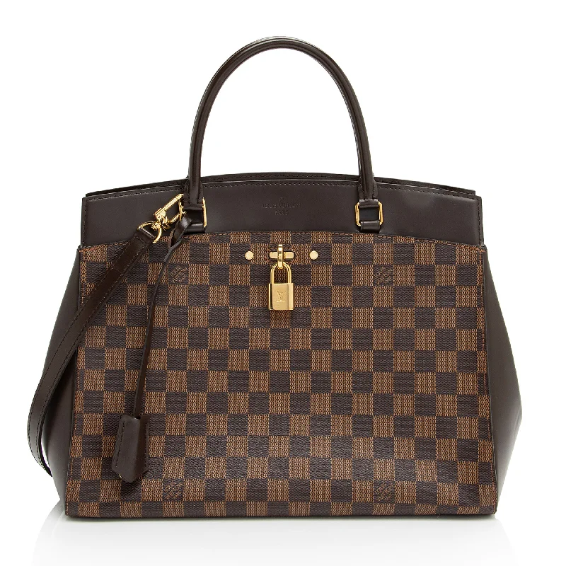 Louis Vuitton Damier Ebene Rivoli MM Satchel (SHF-WFpXxG)