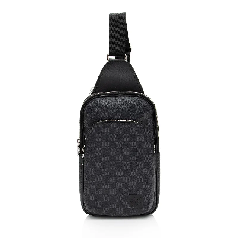 Louis Vuitton Damier Graphite Avenue Sling NM Bag (SHF-mLOnCW)