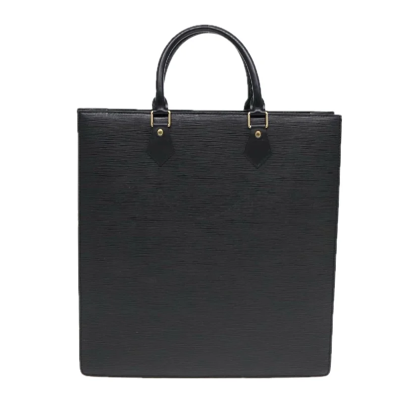 LOUIS VUITTON Epi Sac Plat Hand Bag Black M59082 LV 87501