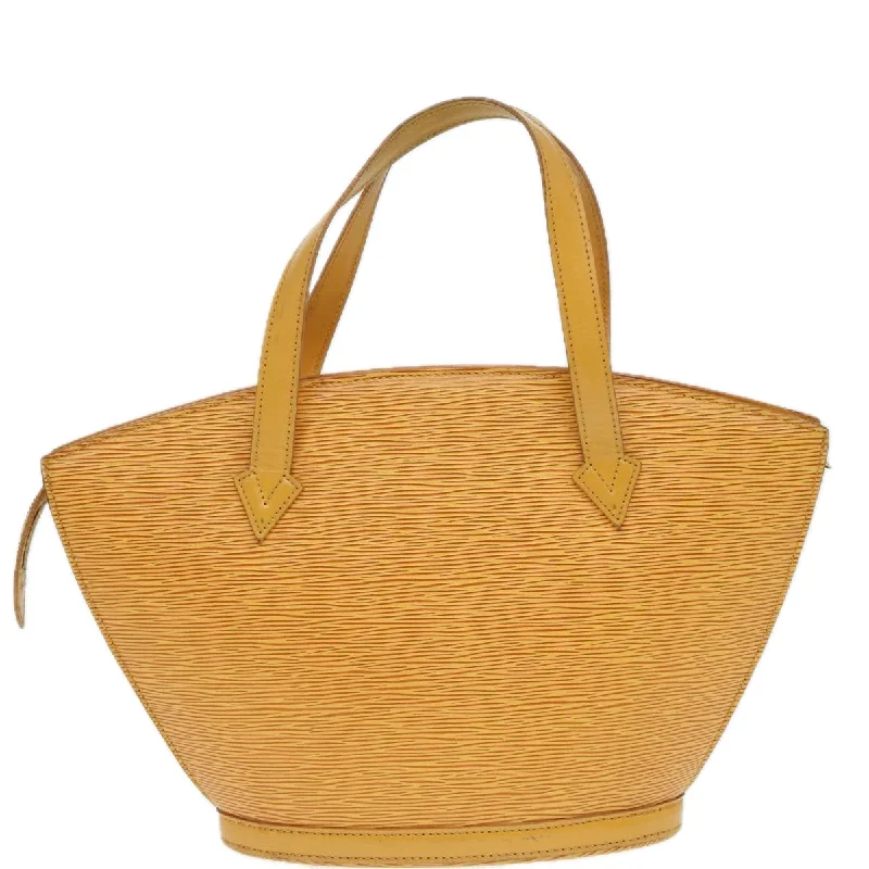 LOUIS VUITTON Epi Saint Jacques Hand Bag Yellow M52279 LV yk14314