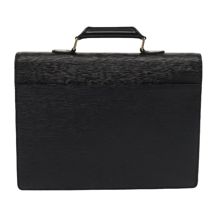 LOUIS VUITTON Epi Serviette Conseiller Briefcase Black M54422 LV 83517