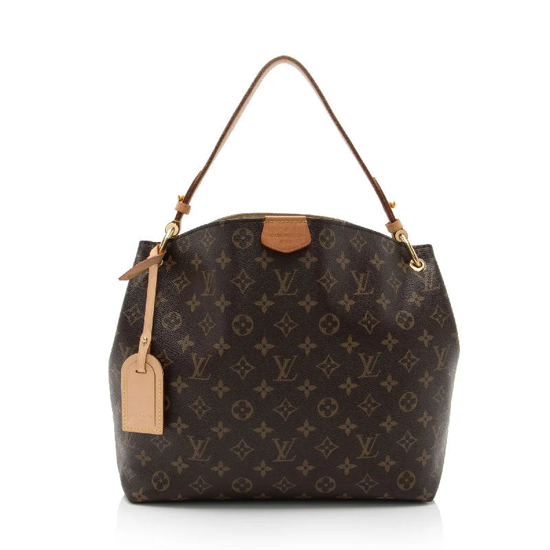 Louis Vuitton Monogram Canvas Graceful PM Hobo (SHF-VNzRqE)