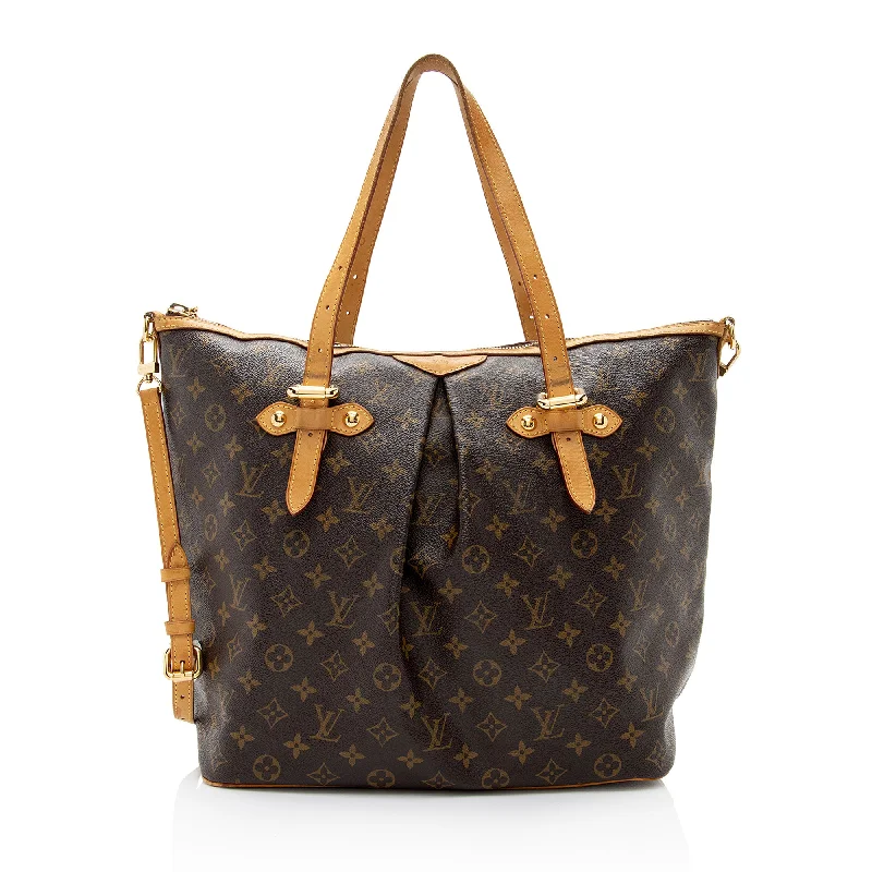 Louis Vuitton Monogram Canvas Palermo GM Tote (SHF-bjd1XX)