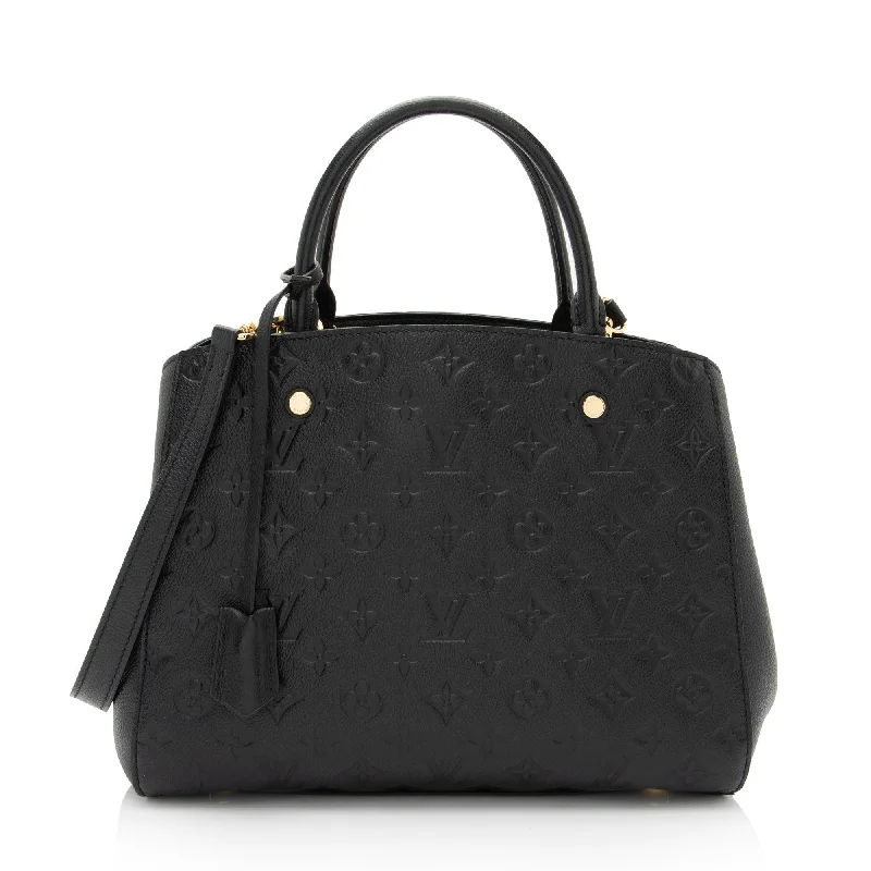 Louis Vuitton Monogram Empreinte Montaigne MM Satchel (SHF-VpKLcD)