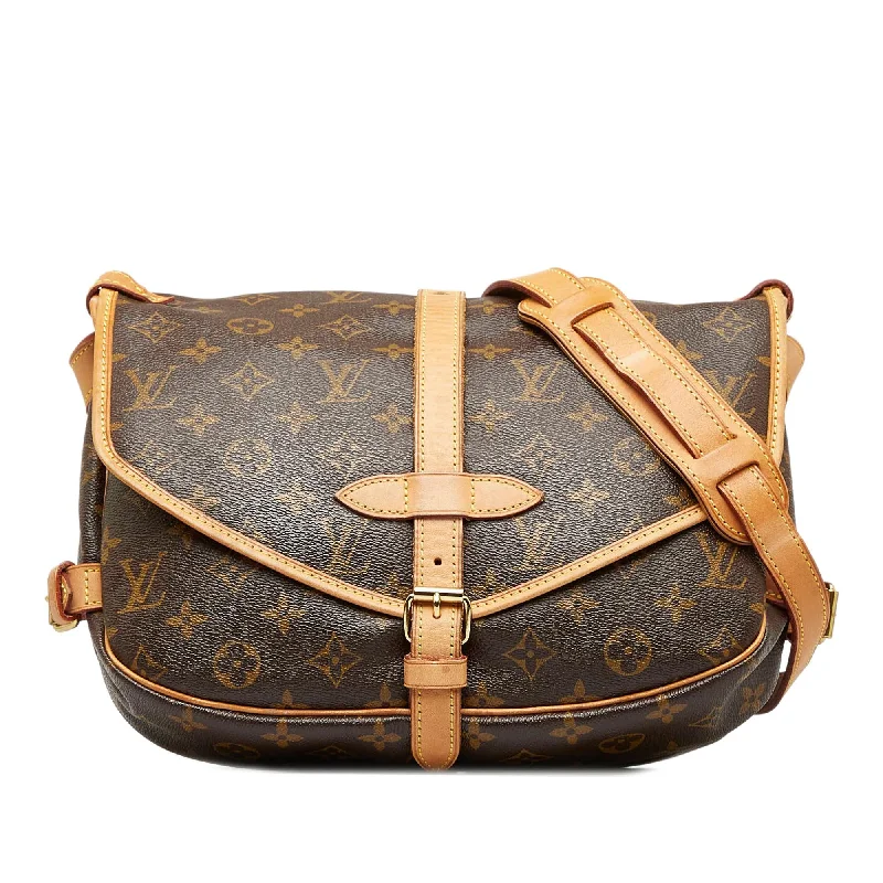 Louis Vuitton Monogram Saumur 25 (SHG-IeZ7vG)