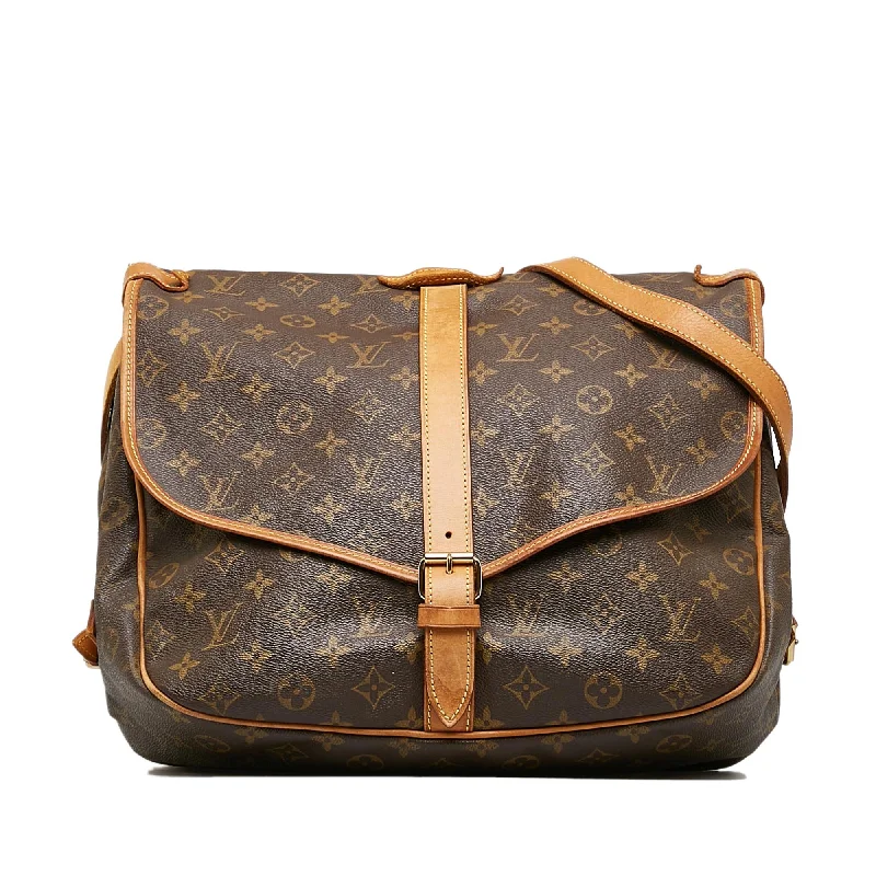 Louis Vuitton Monogram Saumur 35 (SHG-DXtvnY)