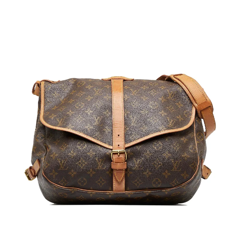 Louis Vuitton Monogram Saumur 35 (SHG-P8frKY)