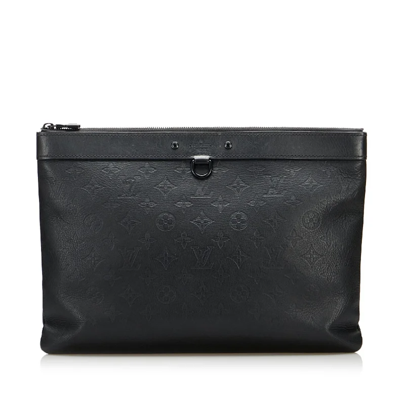 Louis Vuitton Monogram Shadow Discovery Pochette (SHG-0PFXws)