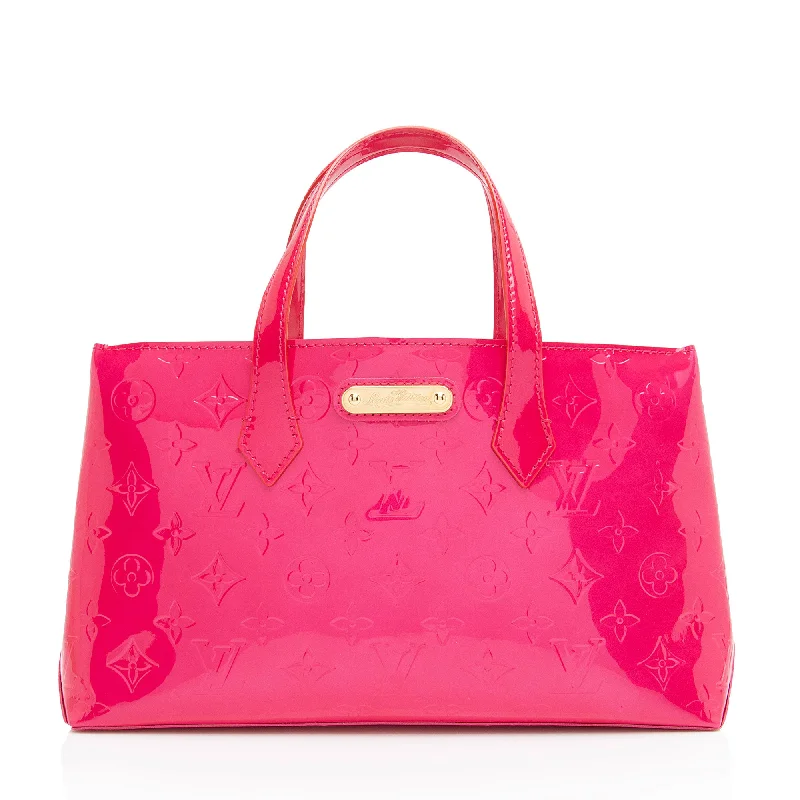 Louis Vuitton Monogram Vernis Wilshire PM Tote (SHF-aQ1roU)