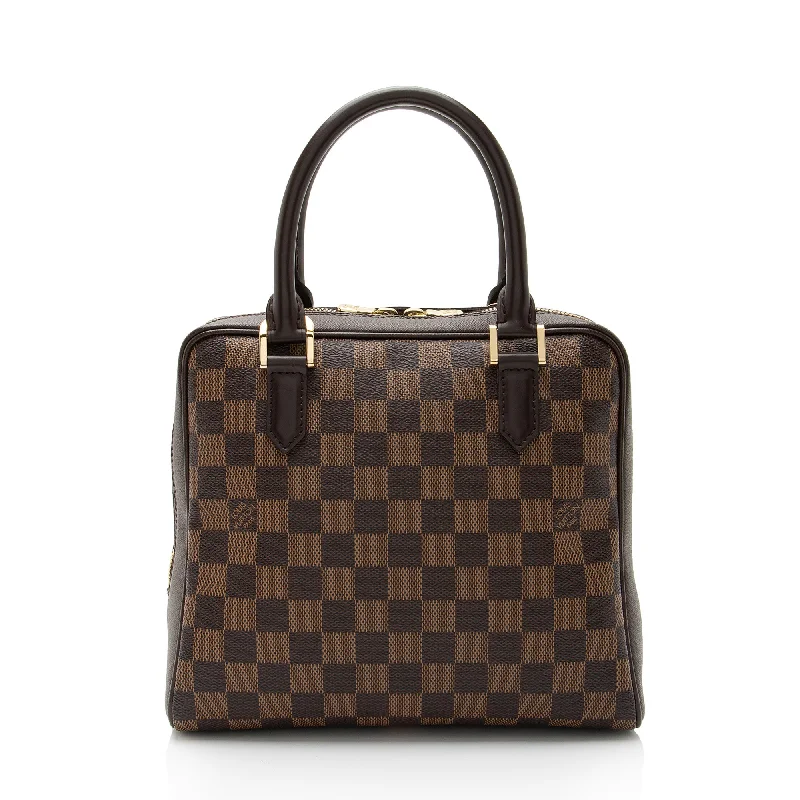 Louis Vuitton Vintage Damier Ebene Brera Satchel (SHF-2VC2tq)