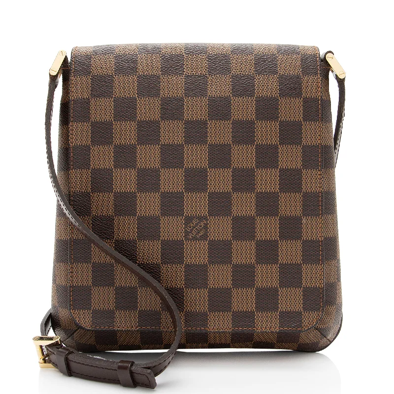 Louis Vuitton Vintage Damier Ebene Musette Salsa Shoulder Bag (SHF-HNbUxm)