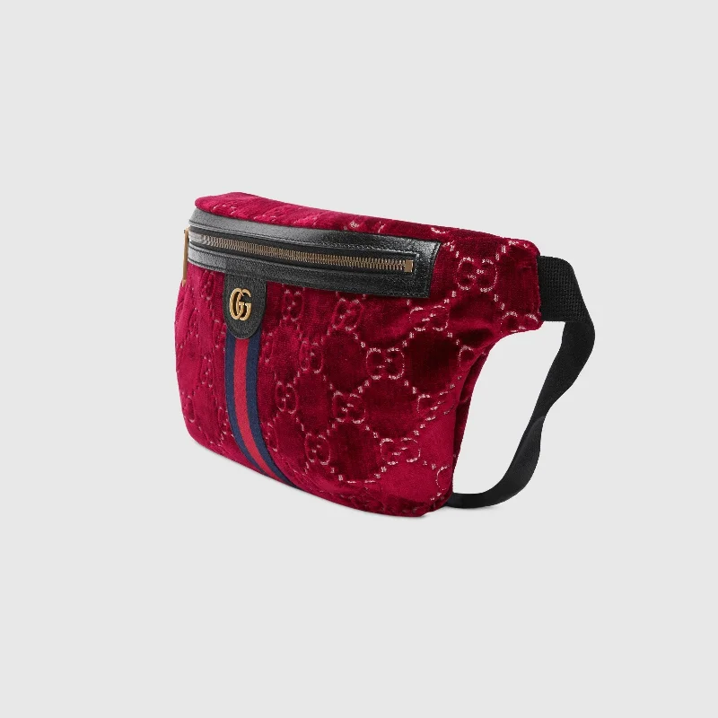 GG VeLouis Vuittonet Belt Bag Red