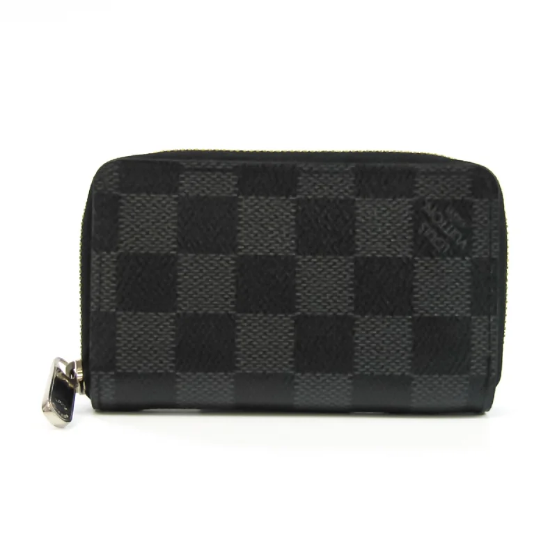 Louis Vuitton Damier Graphite Zippy Coin Purse N63076 Men's Damier Graphite Coin Purse/coin Case Damier Graphite