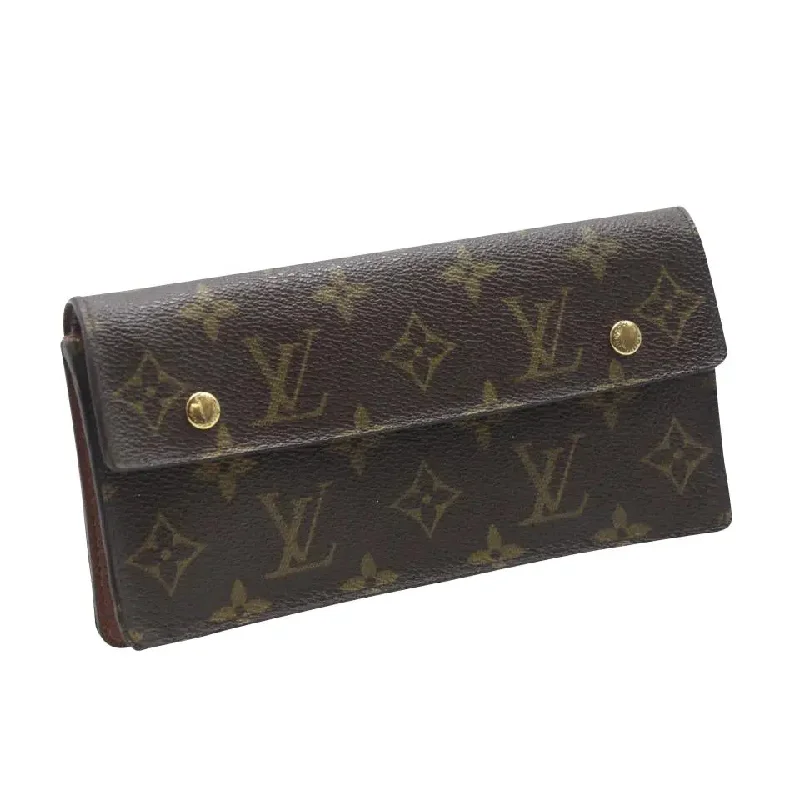 Louis Vuitton Monogram Coated Canvas Accordion Long Wallet