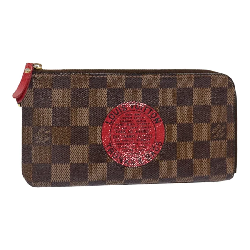 LOUIS VUITTON Damier Ebene T&B Portefeuille Complice Wallet N61740 Auth bs17260