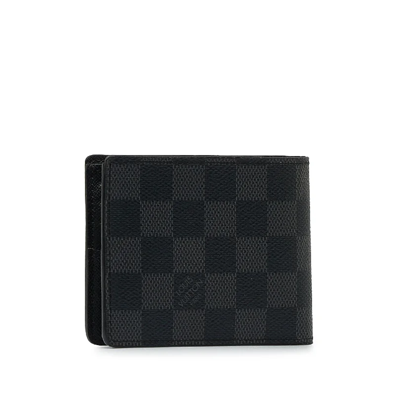 LOUIS VUITTON Damier Graphite Slender Wallet Small Wallets