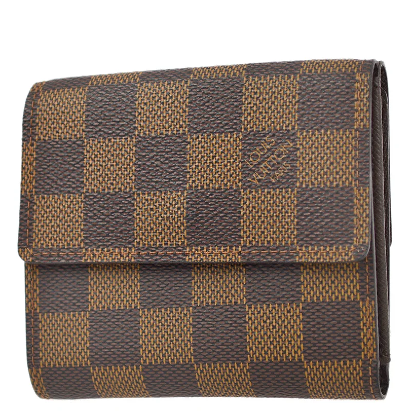 Louis Vuitton Damier Portefeuille Elise Bifold Wallet N61654