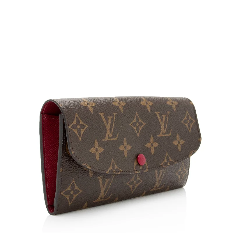 Louis Vuitton Monogram Canvas Emilie Wallet (SHF-uwxajl)