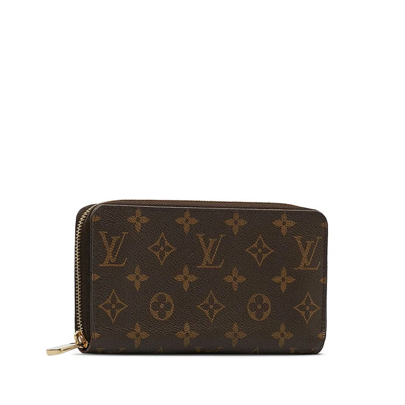 Louis Vuitton Monogram Jeep Wallet Round  Long Wallet M41895 Brown Fushai PVC Leather Ladies Louis Vuitton