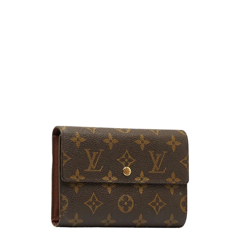 Louis Vuitton Monogram Portraits M61202 Brown PVC Leather  Louis Vuitton Long Wallet