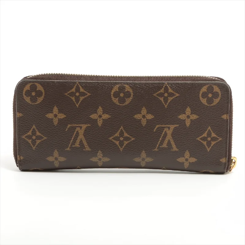 Louis Vuitton Monogram Wallet Clemence Rose Ballerine